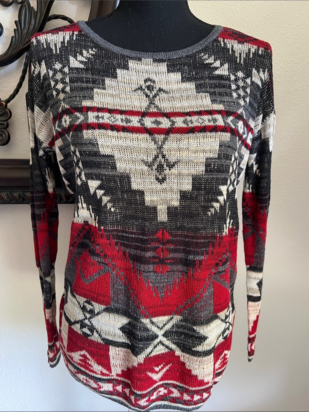 Ralph Lauren Denim & Supply Women’s Aztec Southwest Lightweight Sweater Jumper